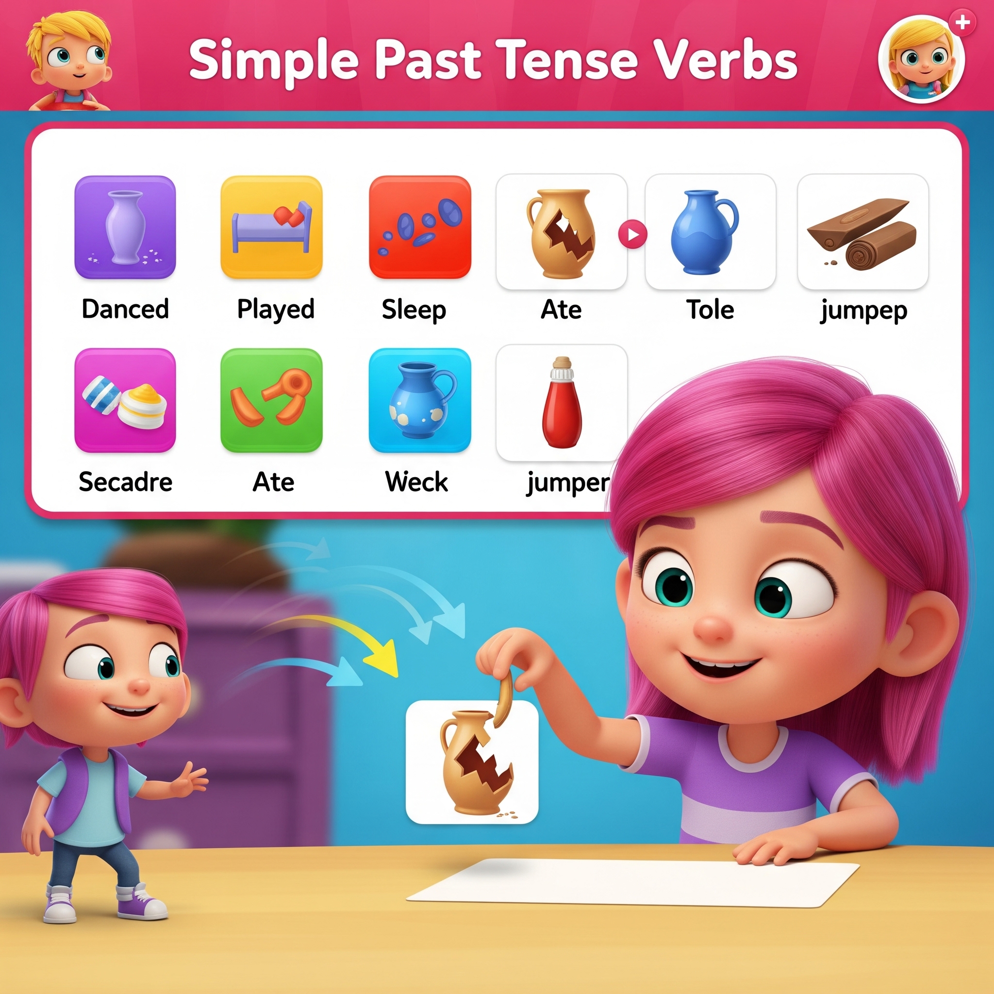 Simple Past Challenges (All Forms)