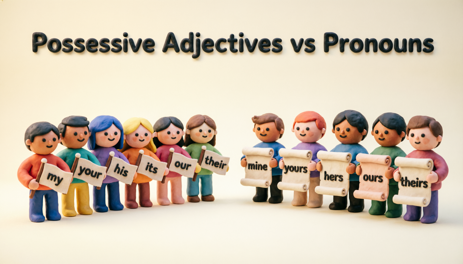 Possessive Adjectives Vs Pronouns